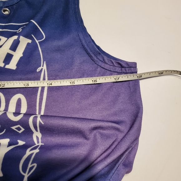 2 for $15 Women's Tennessee Whiskey Purple Tank Top Sz M Country Concert T-Shirt - Picture 4 of 9